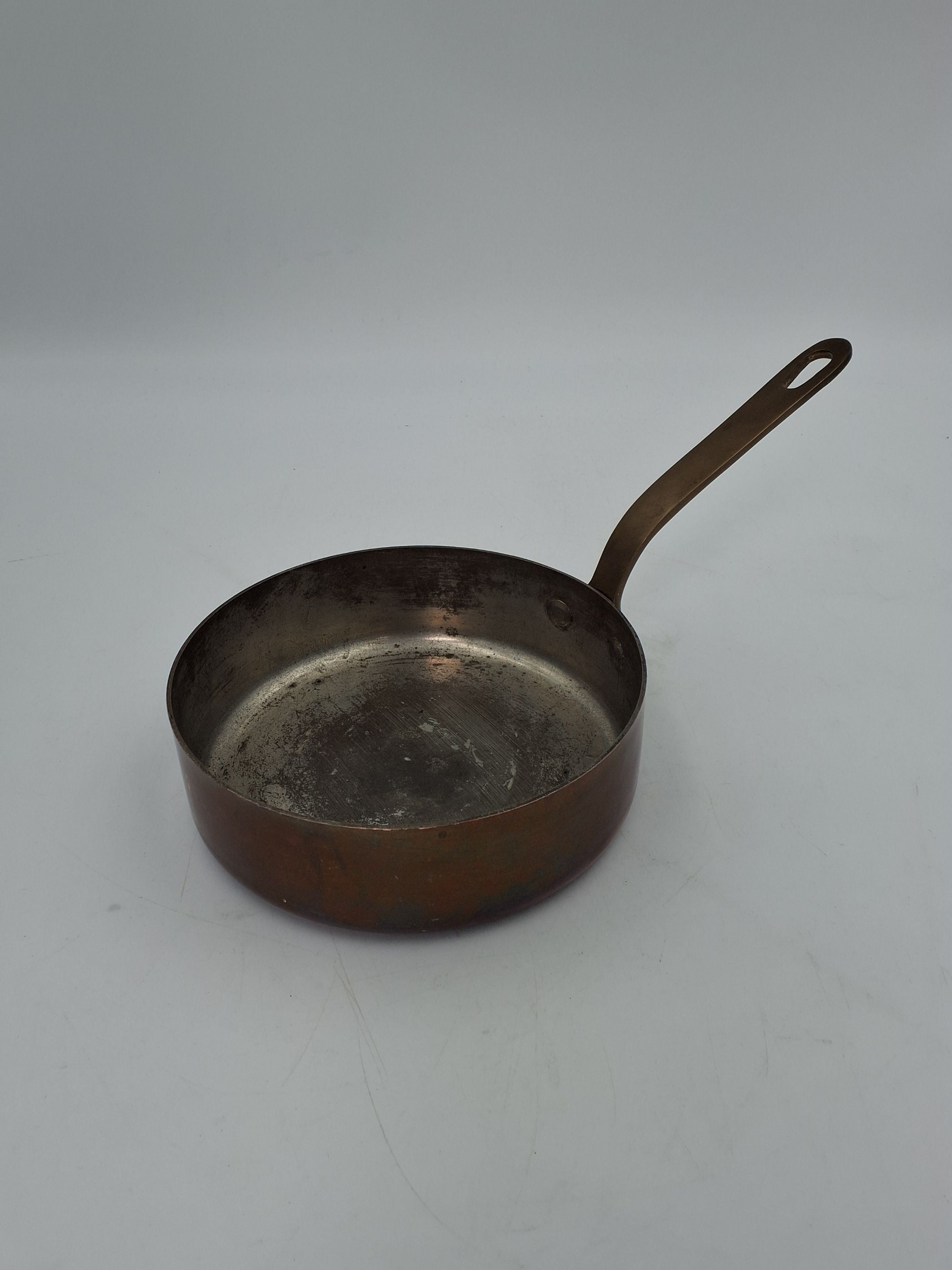 16 cm. Kobberpande